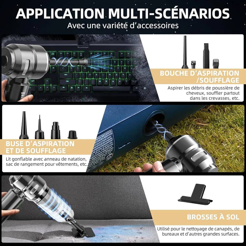 Aspirateur multifonctions tout-en-un