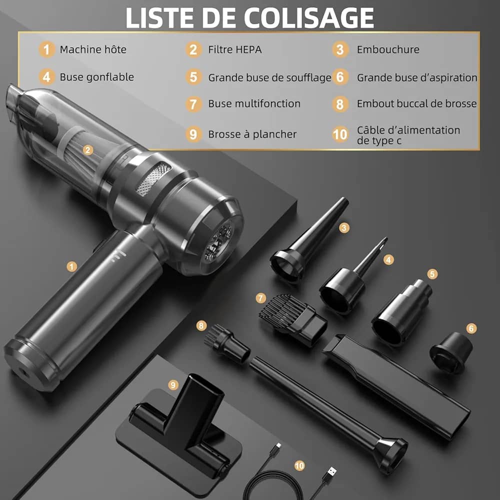 Aspirateur multifonctions tout-en-un